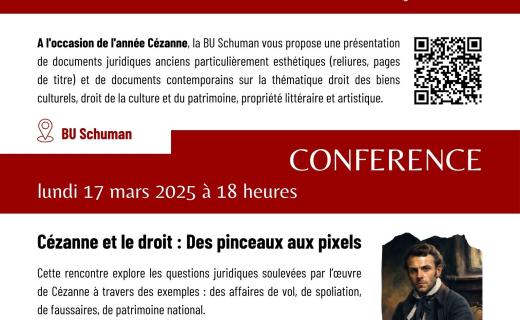 Affiche droit et art